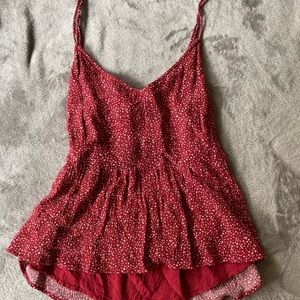 Abercrombie & Fitch Tie-Back Cami (Red Dot)